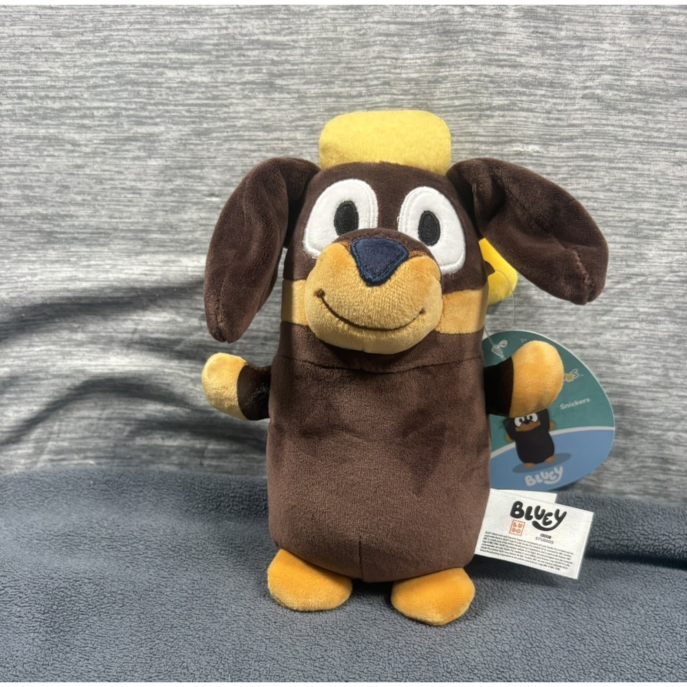 Squishmallows Bluey Snickers HugMees 6" Plush NWT Rare Hard to Find Plush